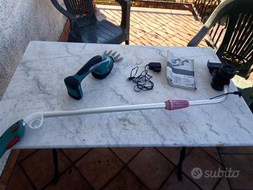 Tagliabordi Bosch AGS 10,8 LI + bastone telescopo