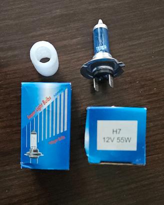 2x lampadine h7 12v 55w alogene nuove