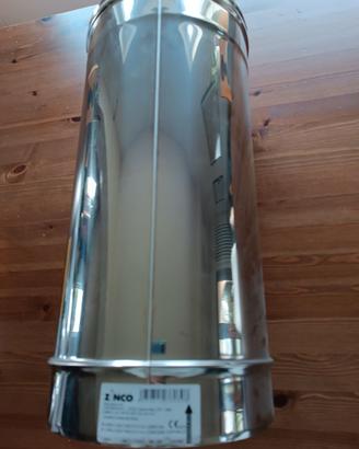 Tubo canna fumaria 23 cm diametro 50 cm lunghezza
