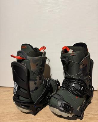 Scarponi snowboard burton + attacchi burton
