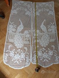 tende filet cotone avorio