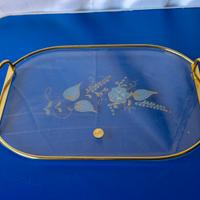 Vassoio Vintage in Vetro Marika Made in Italy