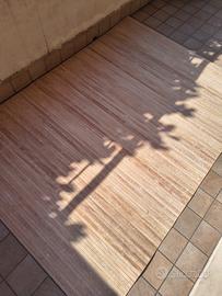 Tappeto in bamboo nuovo 200cm x 140cm