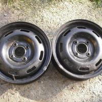 Cerchi in ferro Ford e Toyota e 2 pneumatici 13"