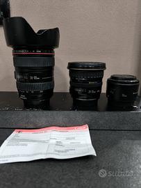 Canon EF 24-105 - EF 20-35mm - EF 50mm
