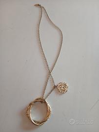 Collana Roberto Cavalli in metallo cromato