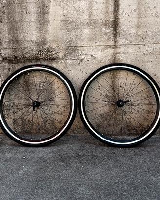 Coppia ruote bici da corsa