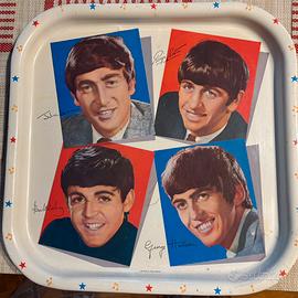 Vassoio metallico beatles anni '60