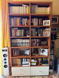 Coppia Librerie Robuste - H 226 cm. - Bianco