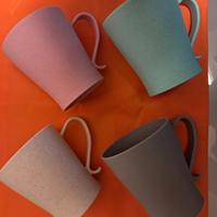 tazze in fibra di grano e polipropilene 