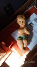 Statua in ceramica Gesù bambino 