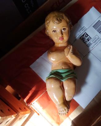 Statua in ceramica Gesù bambino 