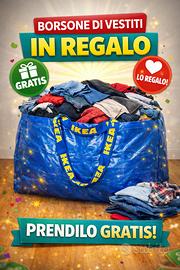 Borsone pieno di vestiti XS S M