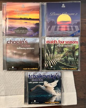 Lotto 5 CD musica classica per meditazione