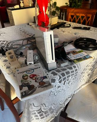 Console nintendo wii con wii sports e mario kart