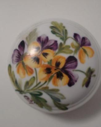 portagioie in ceramica dipinto a mano