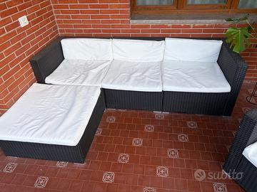 Set divano poltrona esterni