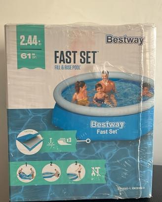 Piscina Bestway Fast Set 2,44 x 61 cm – nuova