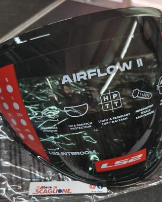 VISIERA ORIGINALE FUME' PER CASCO LS2 AIRFLOW II O