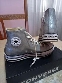 All Star platform argento