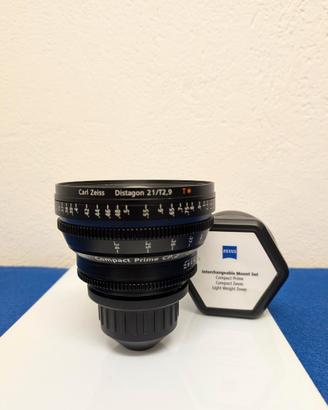 Zeiss Compact Prime CP.2 21mm/T2.9 PL + EF mount