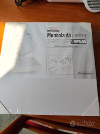 mensola bianca quadrata