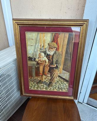 Tris di Dipinti a Olio originali A. Perrino anni60