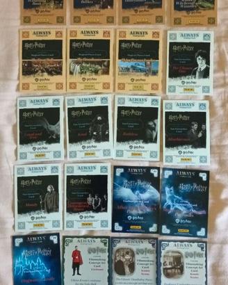 19 cards Harry Potter Always Panini