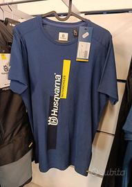 Husqvarna Authentic Tee Blue T-Shirt Taglie S e XX