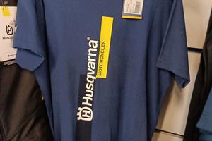 Husqvarna Authentic Tee Blue T-Shirt Taglie S e XX