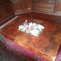 Tavolino Alveo di Willy Rizzo per Mario Sabot