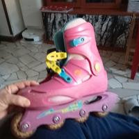 pattini in linea decathlon con accessori
