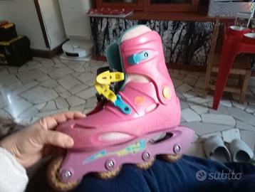 pattini in linea decathlon con accessori