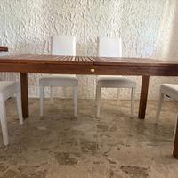 Tavolo in legno con o senza sedie