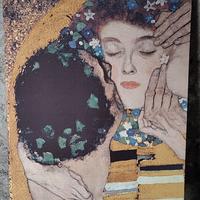quadro "il bacio di klimt" su tela