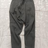 Pantaloni Imperial vita alta grigi