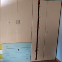 Armadio 4 ante e cassetti