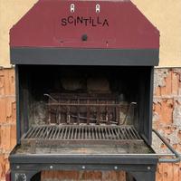 Barbecue a legna Scintilla caminetto