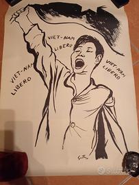 disegno manifesto Vietnam libero 