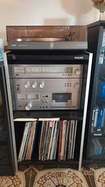 Impianto Stereo Hi-Fi Vintage Philips- Anni 70/80M