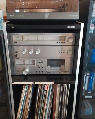 Impianto Stereo Hi-Fi Vintage Philips- Anni 70/80M