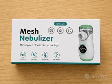 Aerosol  portatile  ricaricabile USB con display