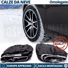 Calze da Neve per Toyota Yaris OMOLOGATE Italia EU