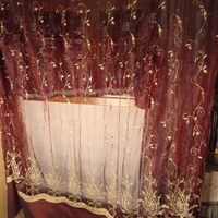 Coppia tendaggi rossi bordeaux