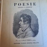 libro poesie edite e inedite Carlo porta 