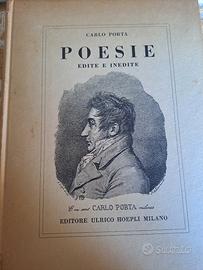 libro poesie edite e inedite Carlo porta 
