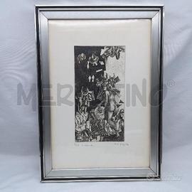 QUADRO ACQUAFORTE RUDI GOROG LA FIDANZATA