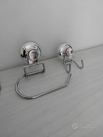 Accessori bagno porta carta igienica e asciugamani