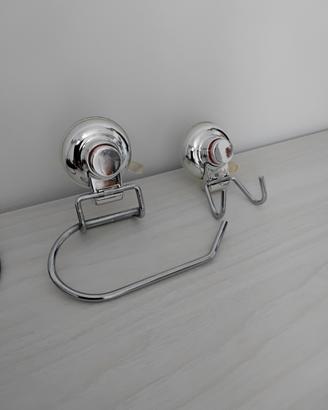 Accessori bagno porta carta igienica e asciugamani