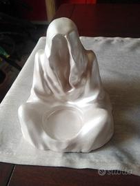 Portacandele gotico in gesso
